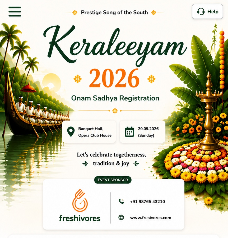 Keraleeyam 2026 approved Onam artwork